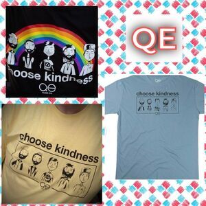 QUEER EYE 🖤 🌈Short sleeve tee 🖤 NEW 🖤 “choose kindness” 🖤🌈